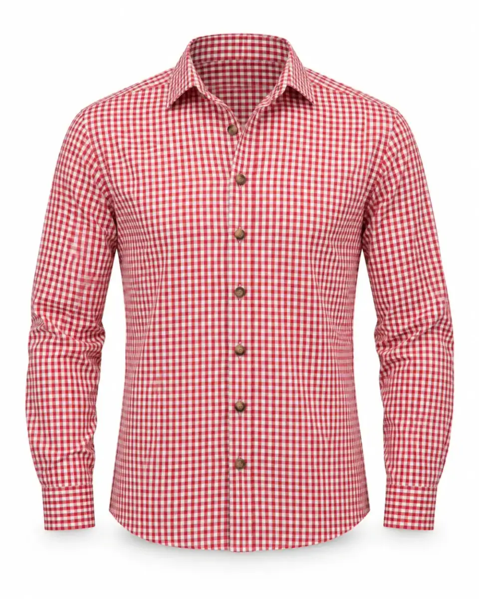 Camisa de Traje Xadrez Miúdo