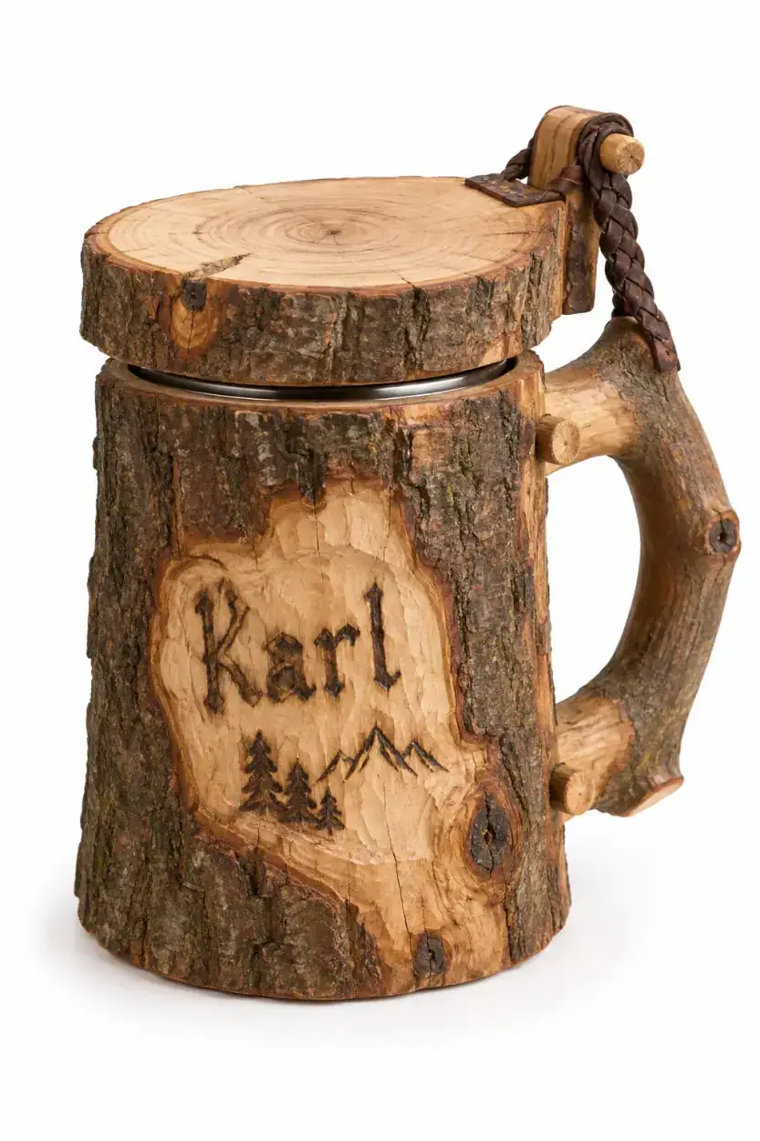 Caneco Baumstamm · Tronco do Lenhador