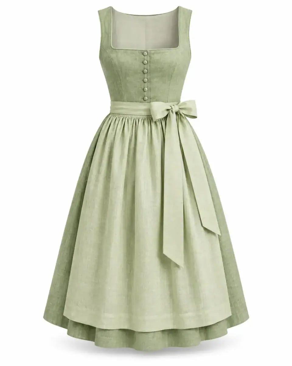 Dirndl de Linho