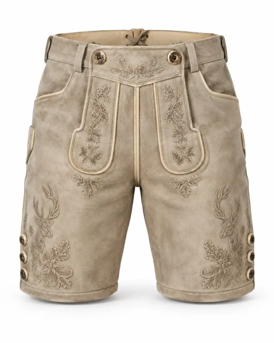 Lederhose de Couro de Veado